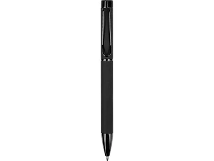 Металлическая шариковая ручка Black Lama, софт-тач, черный