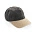 Бейсболка BEAU AWARE™ из двухцветной хлопковой саржи, 6 клиньев, 270 г/м²_черный
