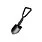 Лопата складная Multi Shovel Pro, чёрная_ЧЁРНЫЙ