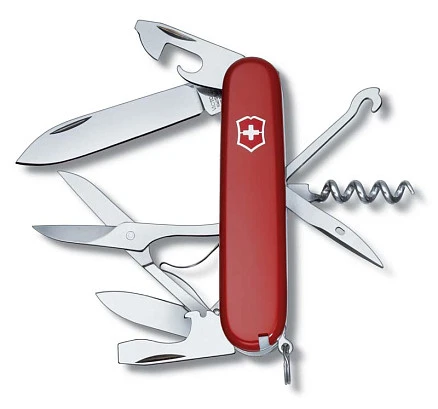 Нож перочинный VICTORINOX Climber, 91 мм, 14 функций, красный