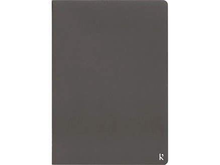 Комплект из двух блокнотов Karst® формата A5 с листами из каменной бумаги, slate grey