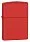 Зажигалка ZIPPO Classic с покрытием Red Matte, латунь/сталь, красная, матовая, 38x13x57 мм_КРАСНЫЙ