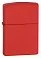 Зажигалка ZIPPO Classic с покрытием Red Matte, латунь/сталь, красная, матовая, 38x13x57 мм small_img_1