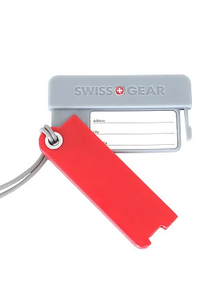 Бирка для багажа SWISSGEAR, 2 шт./упак., в ассортименте, АБС-пластик, 7,5 x 0,7 x 4,2 см