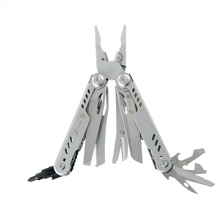 Мультитул Stinger, 110 х 27 мм, 23 функции, сталь, серебристый, в картонной коробке, в комплекте нейлоновый чехол
