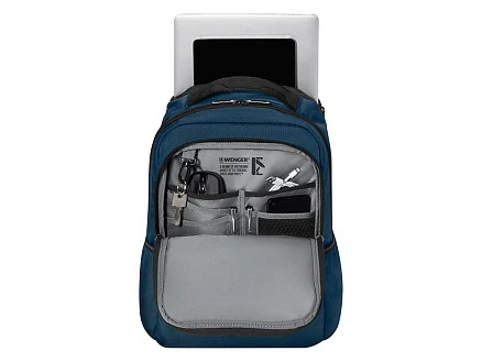 Рюкзак WENGER XE Resist 16, синий, переработанный ПЭТ/Полиэстер, 30х20х44 см, 23 л.
