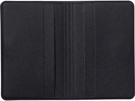 Футляр-книжка на 4-е карты с RFID Favor, черный