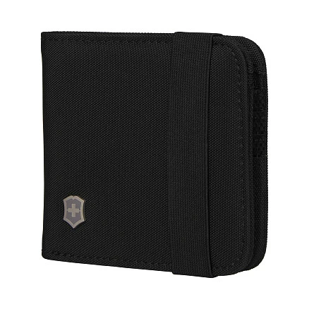 Бумажник VICTORINOX TA 5.0 Bi-Fold Wallet с RFID защитой, чёрный, нейлон, 11x1x10 см