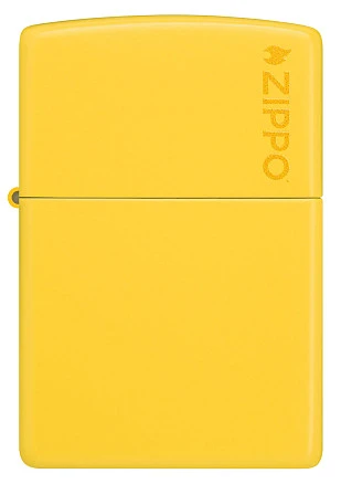 Зажигалка ZIPPO Classic с покрытием Sunflower, латунь/сталь, желтая, глянцевая, 38x13x57 мм
