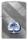 Зажигалка ZIPPO Gleaming Spade Design с покрытием Diagonal Weave, латунь/сталь, серебристая, матовая, 38x13x57 мм small_img_2