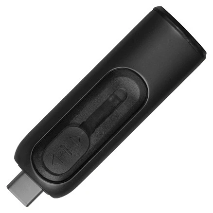 Флеш накопитель USB 2.0 + TYPE C , Seattle   металл, черный матовый, 16 GB