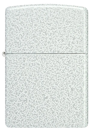 Зажигалка ZIPPO Classic с покрытием Glacier, латунь/сталь, белая, матовая, 38x13x57 мм