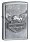 Зажигалка ZIPPO Harley-Davidson®, с покрытием Street Chrome™, латунь/сталь, серебристая, 38x13x57 мм_СЕРЕБРИСТЫЙ