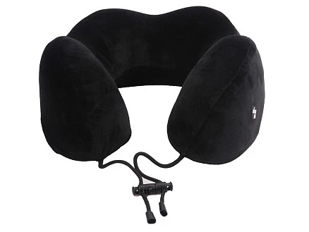 Подушка для путешествий с эффектом памяти Мемо Bluewinder Black