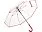 Зонт 7112 AC regular umbrella FARE® Pure  transparent-red_КРАСНЫЙ