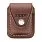 Чехол Zippo для зажигалки, кожа, с металлическим фиксатором на ремень, коричневый, 57х30x75 мм_КОРИЧНЕВЫЙ