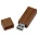 Флеш накопитель USB 2.0 Maple Square 32GB, клен, коричневый/коричневый_коричневый темный