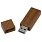Флеш накопитель USB 2.0 Maple Square 32GB, клен, коричневый/коричневый_КОРИЧНЕВЫЙ ТЕМНЫЙ