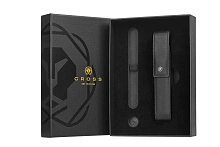 Набор CROSS: Магнитный пенал из сафьяновой кожи + пустое отделение для ручки