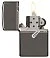 Зажигалка ZIPPO Classic с покрытием Black Ice ®, латунь/сталь, чёрная, глянцевая, 38x13x57 мм small_img_2