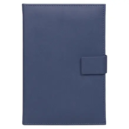Ежедневник City Latte Pasadena А5, темно-синий, недатированный, в твердой обложке с поролоном и с магнитным клапаном