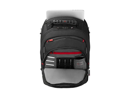 Рюкзак Legacy WENGER 16'', черный/серый, полиэстер/ПВХ, 35 x 25 x 45 см, 21 л