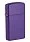 Зажигалка ZIPPO Slim® с покрытием Purple Matte, латунь/сталь, фиолетовая, матовая, 29x10x60 мм_ФИОЛЕТОВЫЙ