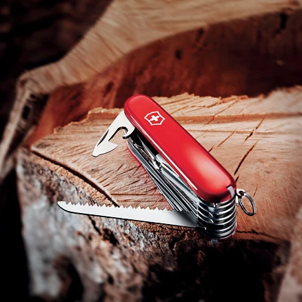 Нож перочинный VICTORINOX Swiss Champ, 91 мм, 33 функции, красный