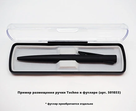Ручка шариковая, пластиковая, металлическая, черная матовая, SAMURAI Requis