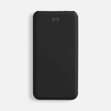 Аккумулятор с беспроводной зарядкой All Day Wireless, 10 000 мАч, черный