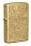 Зажигалка ZIPPO Classic с покрытием Tumbled Brass, латунь/сталь, золотистая, матовая, 38x13x57 мм_ЗОЛОТИСТЫЙ