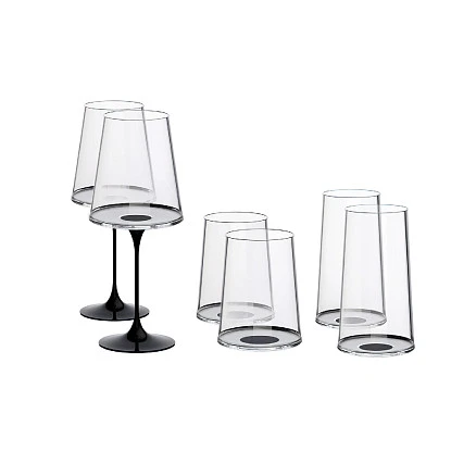 Хрустальный бокал для красного вина на магните Trebonn SplitGlass, 2 шт, 450 мл
