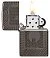 Зажигалка ZIPPO Armor® с покрытием Black Ice®, латунь/сталь, чёрная, 29x10x60 мм small_img_3