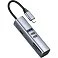 USB-хаб 7 в 1 USB-C - USB-A3.0 + 2хUSB-C + USB-C PD100Вт + HDMI + SD + microSD, серый, Deppa small_img_2