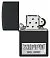 Зажигалка ZIPPO License Plate с покрытием Black Matte, латунь/сталь, черная, 38x13x57 мм small_img_4