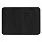 Шеврон Rectangle Smooth Leather размер 50*70 мм, черный, со скругленными углами_ЧЕРНЫЙ