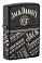 Зажигалка ZIPPO Jack Daniel's с покрытием Black Matte, латунь/сталь, разно small_img_1