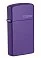 Зажигалка ZIPPO Slim® с покрытием Purple Matte, латунь/сталь, фиолетовая, матовая, 29x10x60 мм small_img_1