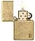 Зажигалка ZIPPO Armor® Flame c покрытием Tumbled Brass, латунь/сталь, золотистая, 38x13x57 мм small_img_3