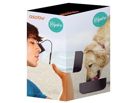 Бутылка для воды DOG BOWL, 1500 мл, черный