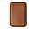 Магнитный картхолдер Cairo, коричневый_КОРИЧНЕВЫЙ