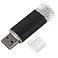 USB flash-карта ASSORTI OTG Type-C (8Гб), черная, 6,3х1,7х0,8 см, металл small_img_5