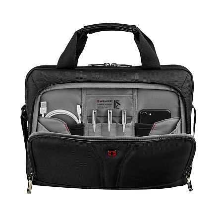 Сумка для ноутбука WENGER BC Free 14'', чёрный, 100% полиэстер, 35x26x6 см, 5 л