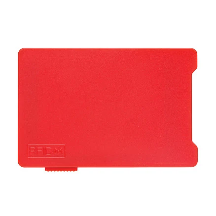 Держатель RFID для пяти карт, красный