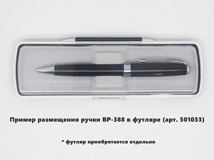 Ручка шариковая Grand Universal, металлическая, черная/серебристая