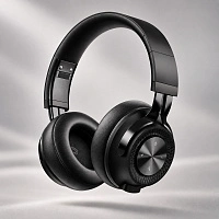 Беспроводные накладные наушники Stereo Style, BT 5.3, 400мАч, черный, Deppa