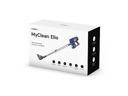 Вертикальный пылесос MyClean Elio, съемный пылесборник, 800 Вт