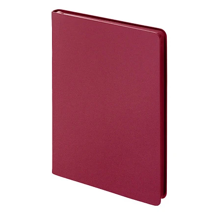 Ежедневник Flexy Velours de soie  А5, бордовый, недатированный, в гибкой обложке