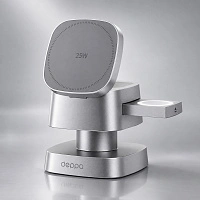 Беспроводное ЗУ 3 в 1, Qi2.2 25W Glow Light, Deppa