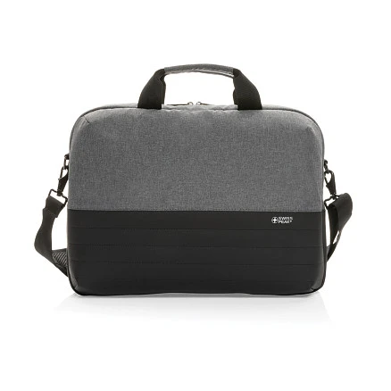 Сумка для ноутбука Swiss Peak с RFID-защитой из rPET AWARE™, 15,6’’